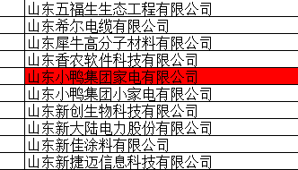 喜報！熱烈祝賀小鴨家電公司榮獲省級“專精特新”企業榮譽稱號！